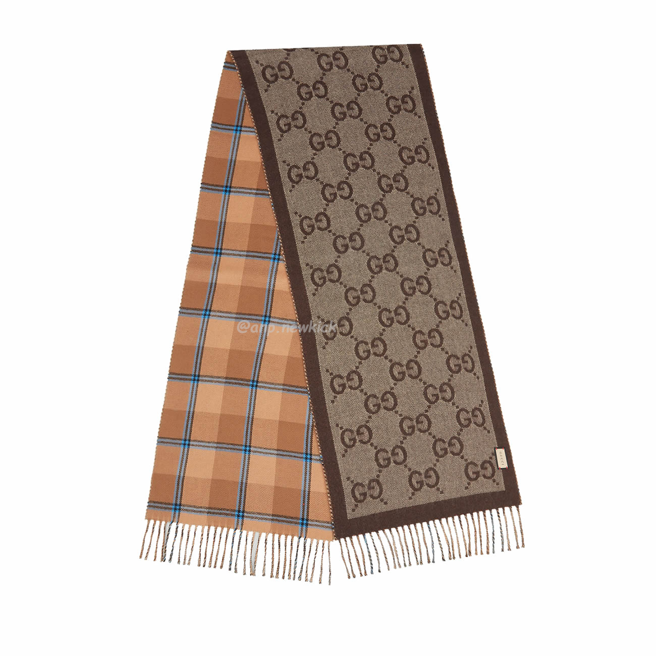 Gucci Gg Reversible Check Scarf 45x170cm (2) - newkick.app